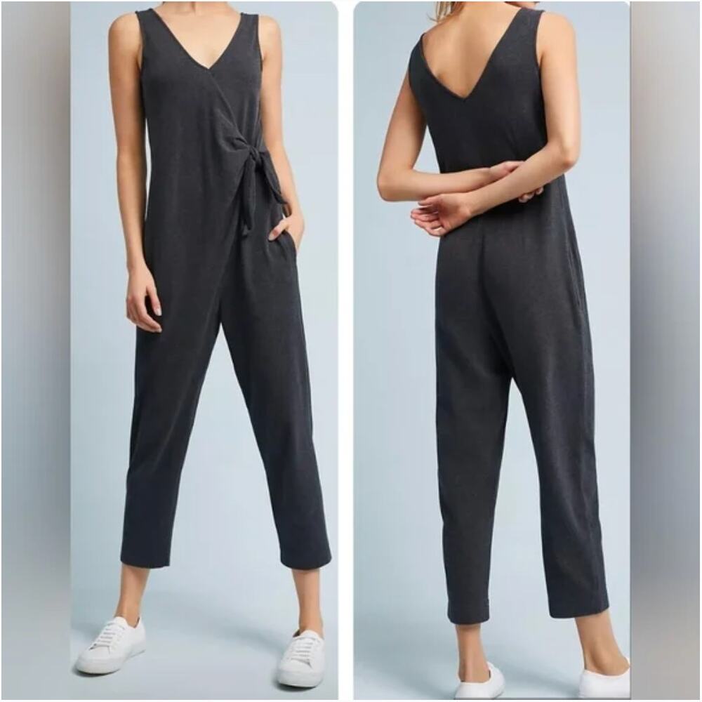 EUC Anthropologie Saturday Sunday Daytripper Wrap Front Tied Jumpsuit